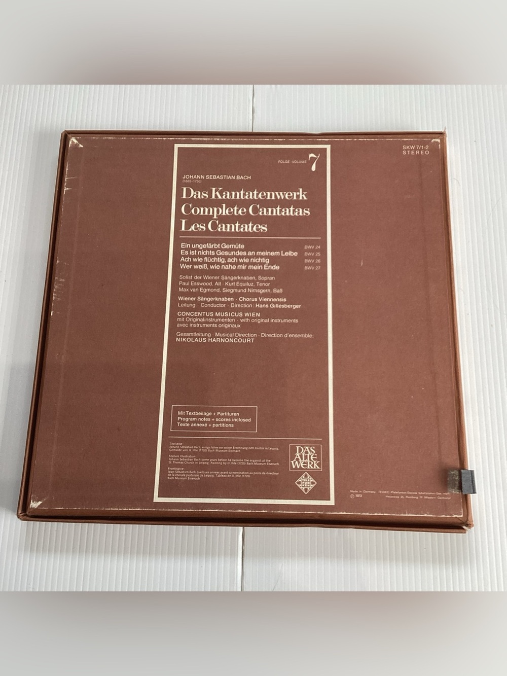 J.S. Bach Das Kantatenwerk Complete Cantatas Vol 6 - 10 Box Sets 10 LP w Books - Picture 6 of 12